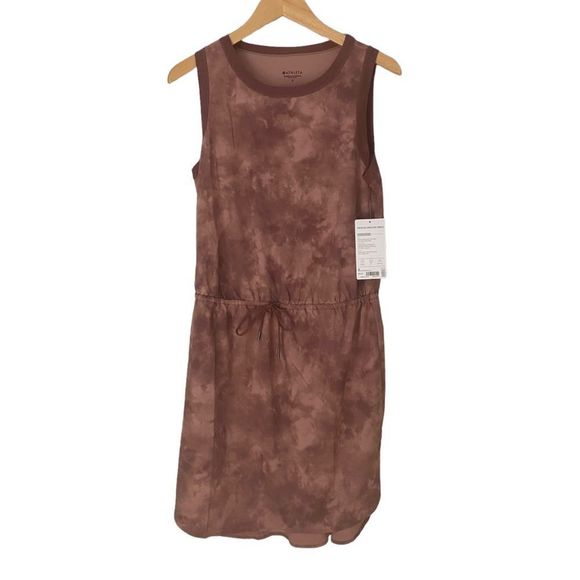 Athleta Rincon Printed Dress Evian Hearth Rose S - Picture 3 of 15